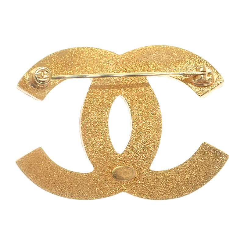 シャネル CHANEL ココマーク I24P刻印 ABC726B15375NU456 ブローチ メタル デニムカラー ネイビー系 レディース【中古】【Aランク】