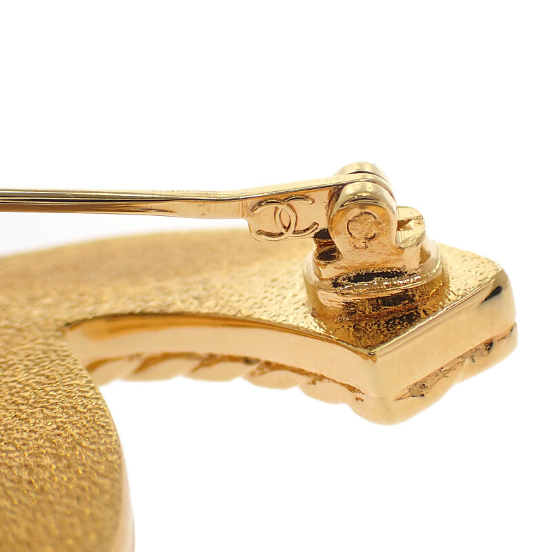 シャネル CHANEL ココマーク I24P刻印 ABC726B15375NU456 ブローチ メタル デニムカラー ネイビー系 レディース【中古】【Aランク】