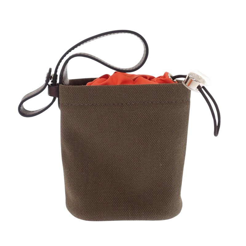 エルメス HERMES 犬用トリーツポーチ H800617EKAA その他小物 コーティングキャンバス レザー カーキ フー シルバー金具 レディース メンズ ユニセックス【中古】【Aランク】