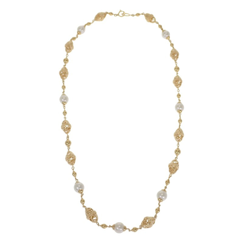 ミキモト MIKIMOTO ペンダント ネックレス K18イエローゴールド パール レディース メンズ【中古】【Aランク】
