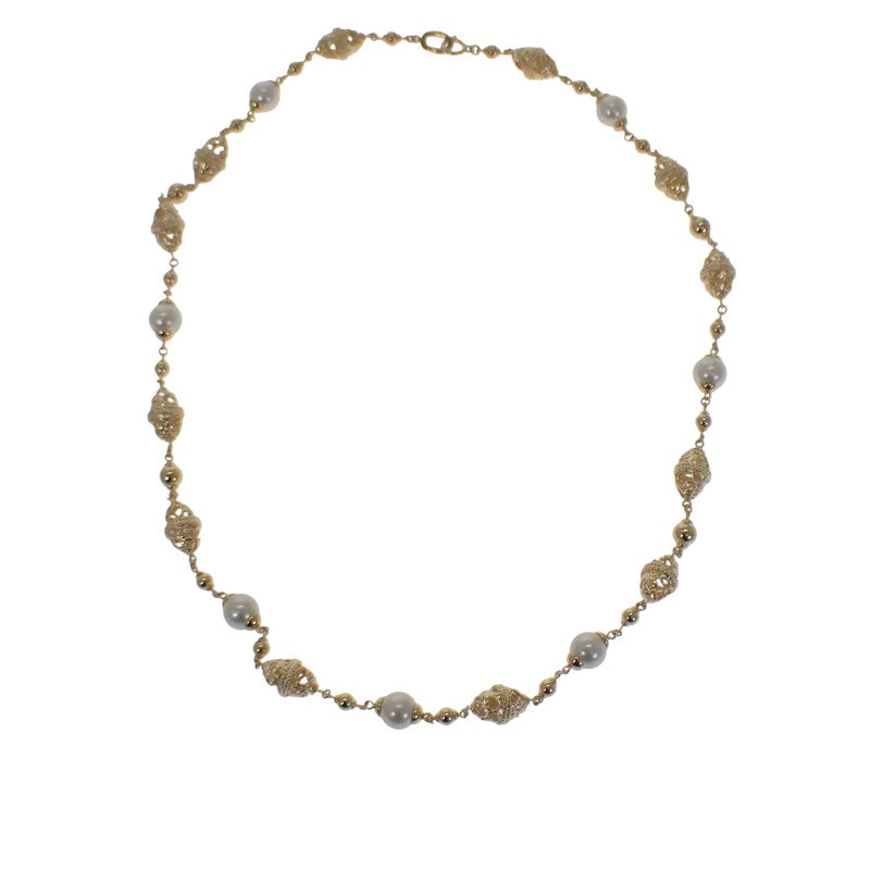 ミキモト MIKIMOTO ペンダント ネックレス K18イエローゴールド パール レディース メンズ【中古】【Aランク】