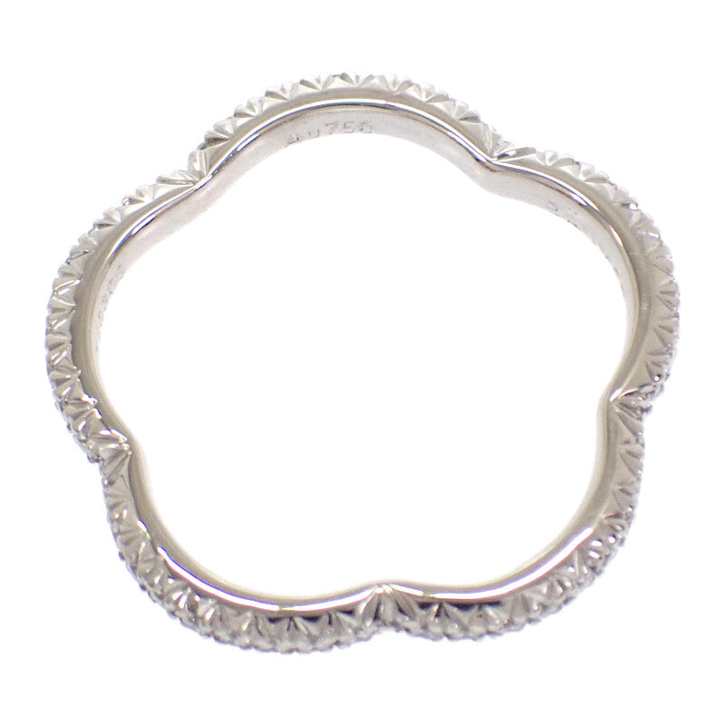 シャネル CHANEL カメリア フル エタニティ 6.5号 J3211 リング K18ホワイトゴールド ダイヤモンド #49 レディース【中古】【Aランク】