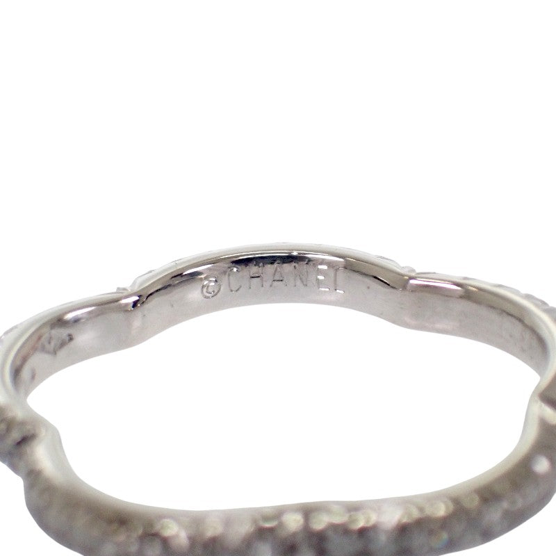 シャネル CHANEL カメリア フル エタニティ 6.5号 J3211 リング K18ホワイトゴールド ダイヤモンド レディース【中古】【Aランク】