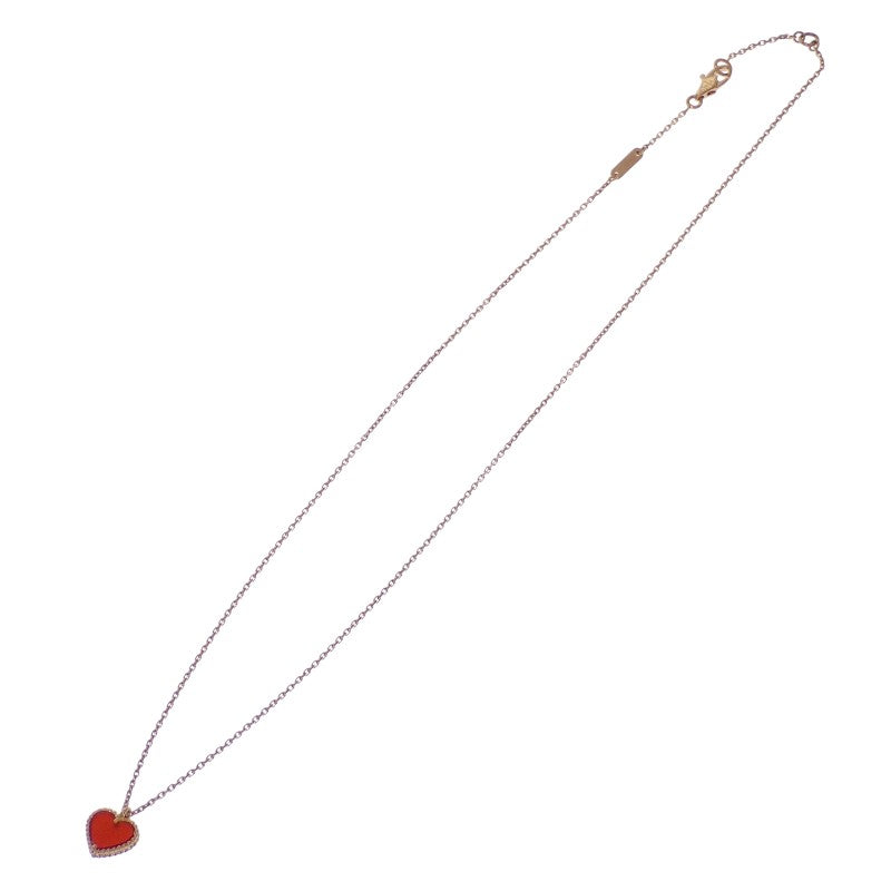 ヴァンクリーフ&アーペル Van Cleef & Arpels スウィート ハート VCARN59N00 ネックレス K18ピンクゴールド カーネリアン レディース【中古】【Aランク】