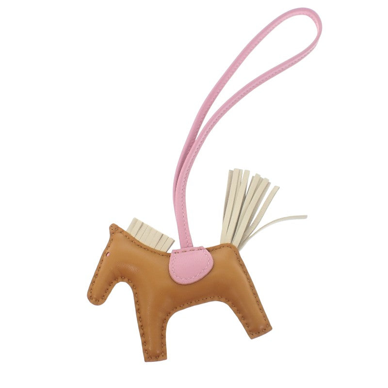 エルメス HERMES ロデオチャームPM バッグチャーム アニョーミロ セサミ モーヴシルベストル クレ レディース【中古】【Aランク】