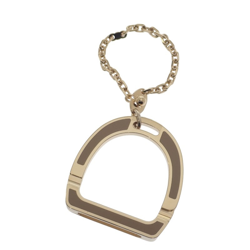 エルメス HERMES イデアル グローブホルダー H241040G4B その他アクセサリー ラッカーメタル ゴールド ビスキュイ レディース【中古】【SAランク】