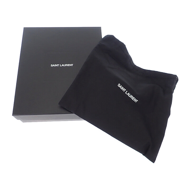 サンローラン SAINT LAURENT ルーミニ 748849DV7071000 ショルダーバッグ カーフ ブラック ゴールド金具 レディース【中古】【Aランク】