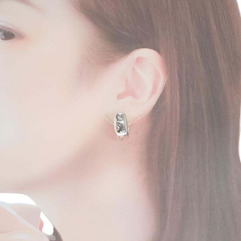 香奈兒 CHANEL 標誌耳環 銀925 女士【中古】【A級】