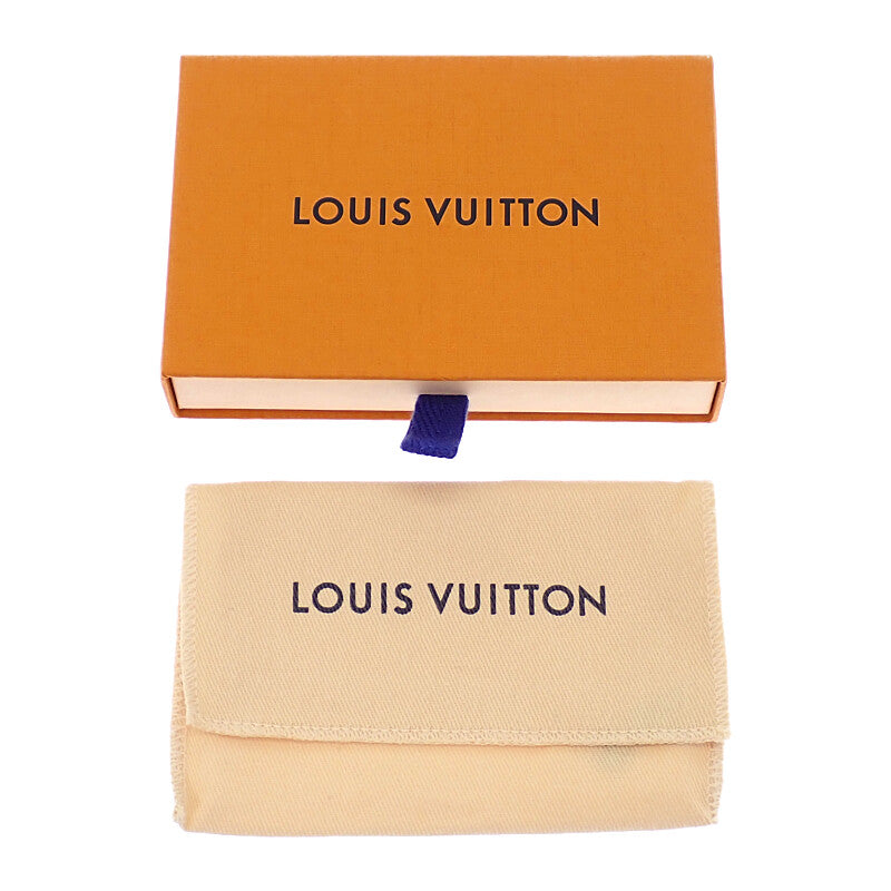 ルイヴィトン LOUIS VUITTON オーガナイザー・ドゥポッシュ M11635 カードケース レザー ブラック メンズ【中古】【SAランク】