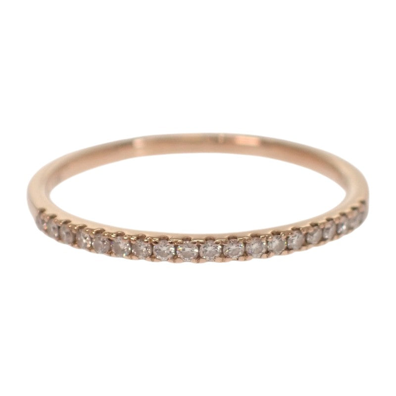 スタージュエリー STAR JEWELRY K18 ハーフ エタニティ 9号 2ZR1580 リング K18ピンクゴールド ダイヤモンド レディース【中古】【Aランク】