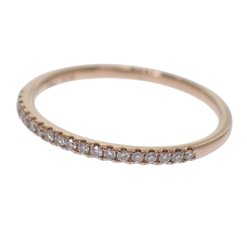 スタージュエリー STAR JEWELRY K18 ハーフ エタニティ 9号 2ZR1580 リング K18ピンクゴールド ダイヤモンド レディース【中古】【Aランク】