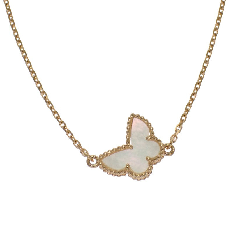 ヴァンクリーフ&アーペル Van Cleef & Arpels スウィート パピヨン VCARF69000 ブレスレット K18イエローゴールド ゴールド マザーオブパール レディース【中古】【Aランク】
