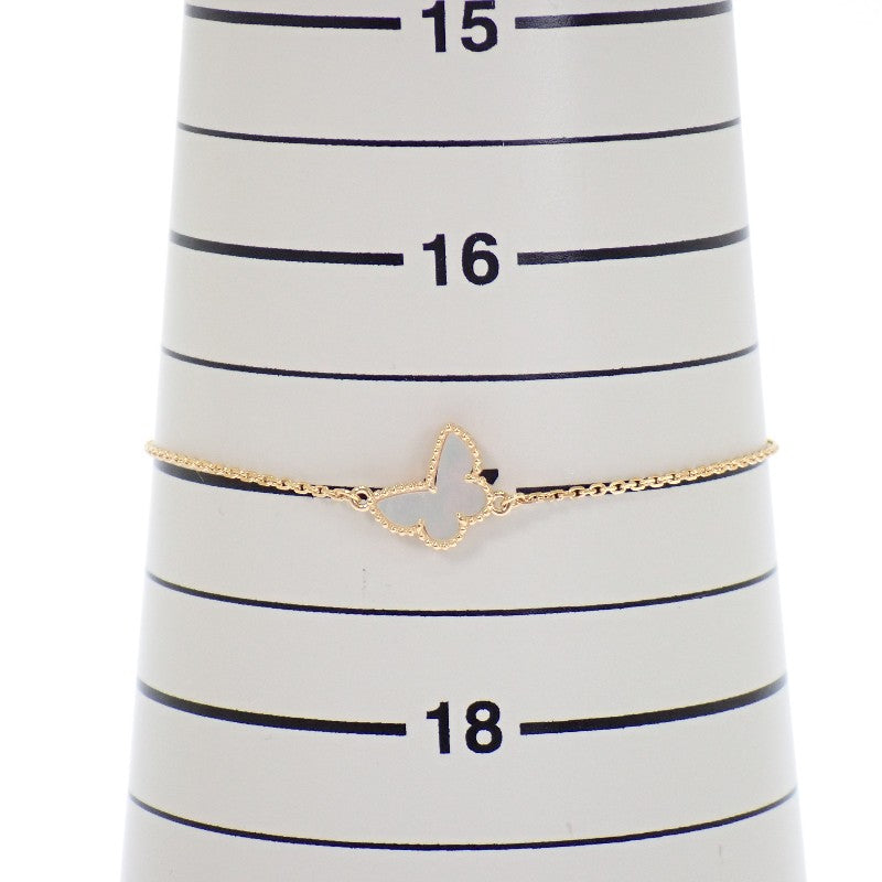 ヴァンクリーフ&アーペル Van Cleef & Arpels スウィート パピヨン VCARF69000 ブレスレット K18イエローゴールド ゴールド マザーオブパール レディース【中古】【Aランク】