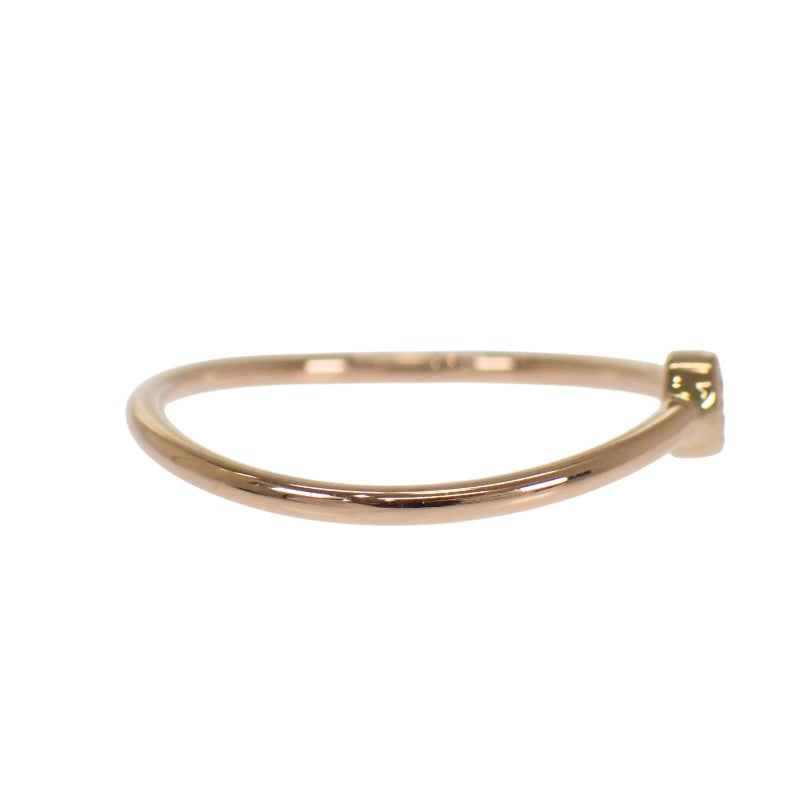 ティファニー TIFFANY&Co. ウェーブ シングルロウ 8号 60016977 リング K18ピンクゴールド ゴールド ダイヤモンド レディース【中古】【Aランク】