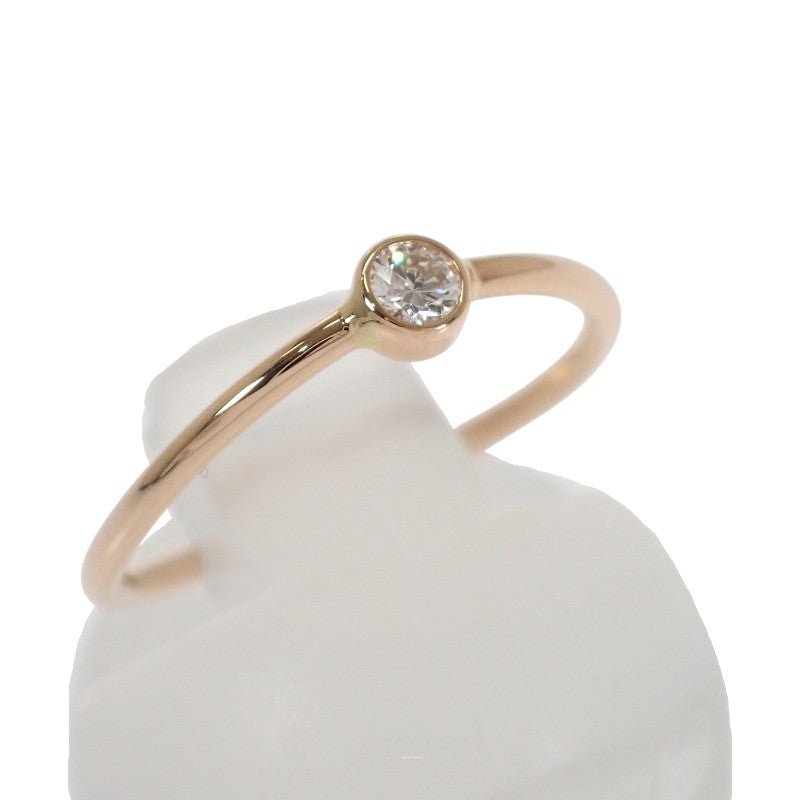 ティファニー TIFFANY&Co. ウェーブ シングルロウ 8号 60016977 リング K18ピンクゴールド ゴールド ダイヤモンド レディース【中古】【Aランク】