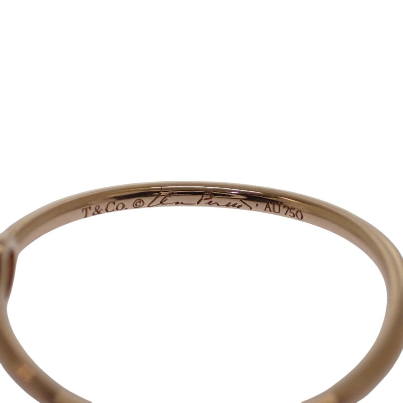 ティファニー TIFFANY&Co. ウェーブ シングルロウ 8号 60016977 リング K18ピンクゴールド ダイヤモンド レディース【中古】【Aランク】