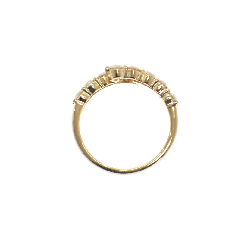 K18 デザインジュエリー 12号 リング K18ゴールド ダイヤモンド レディース【中古】【Aランク】