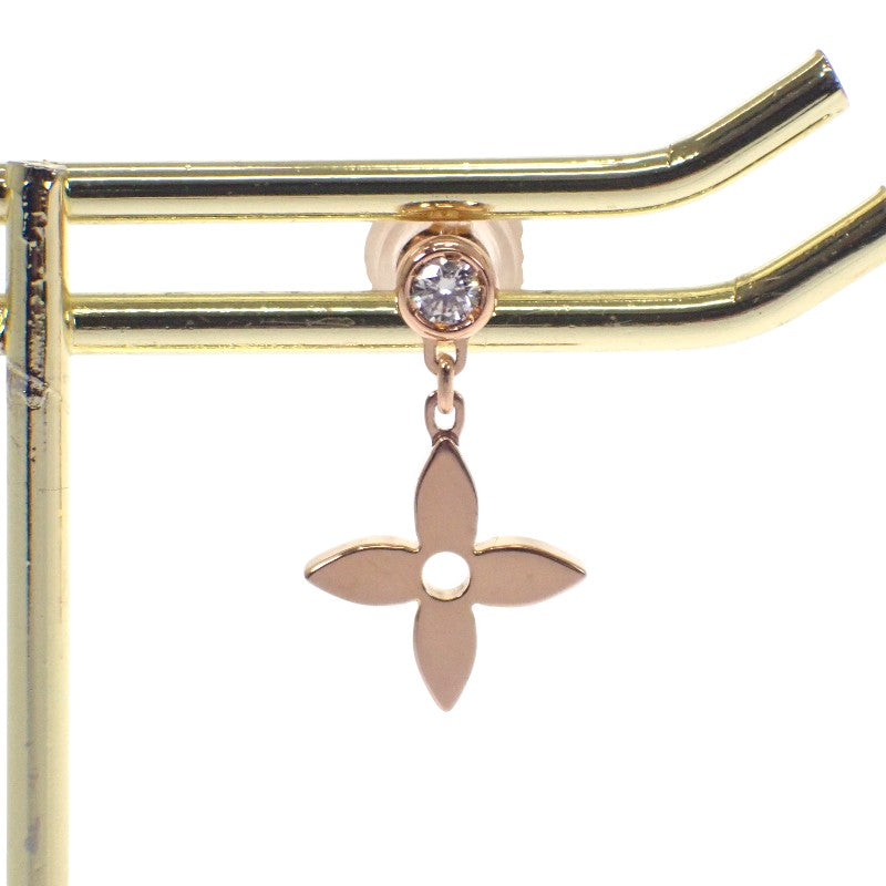 ルイヴィトン LOUIS VUITTON モノグラム・イディール Q96169 ピアス K18ピンクゴールド ゴールド ダイヤモンド レディース【中古】【ABランク】