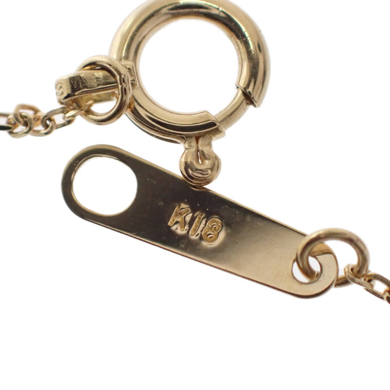 ヨンドシー 4℃ 一粒ダイヤモンド 151921123008 ネックレス K18イエローゴールド ダイヤモンド レディース【中古】【Aランク】