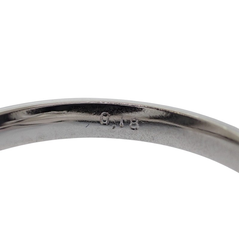 K18 ダンシングストーン フラワー 13号 リング K18ホワイトゴールド ダイヤモンド レディース【中古】【Aランク】