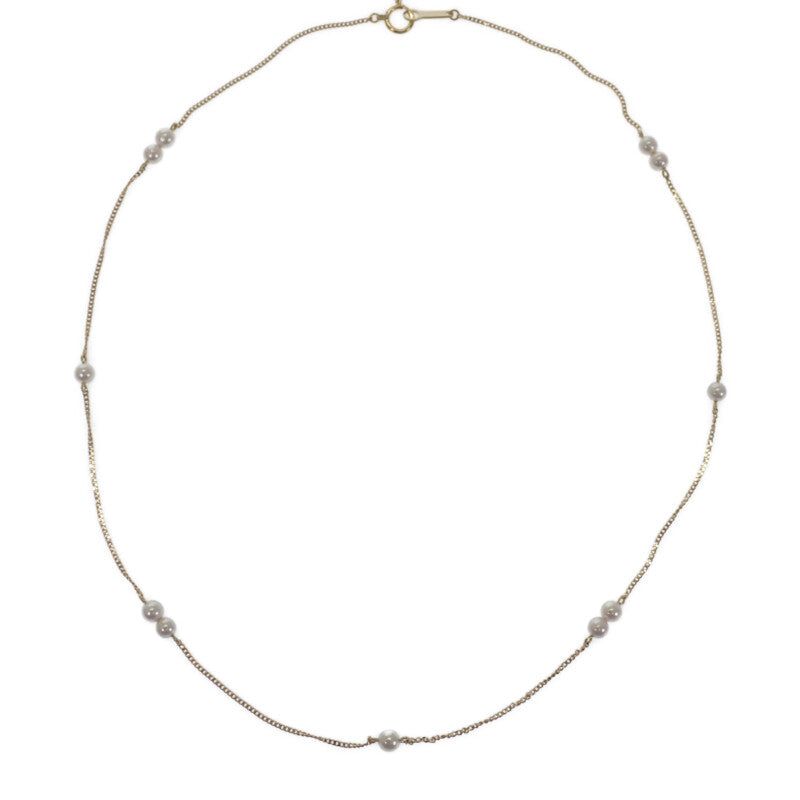 デザインジュエリー パール ネックレス パール K18イエローゴールド レディース【中古】【Aランク】