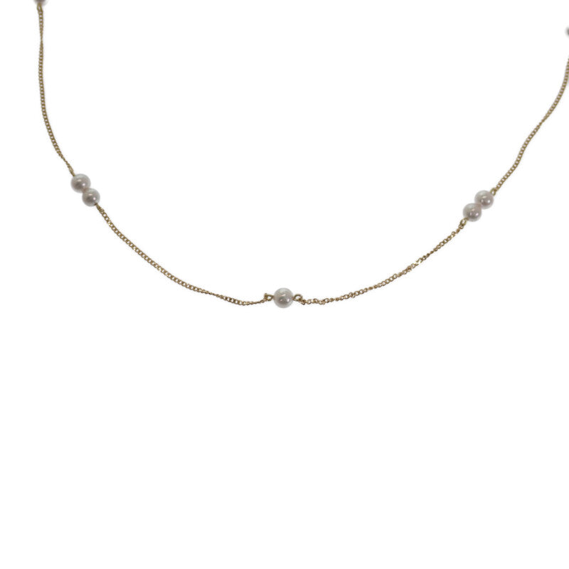 デザインジュエリー パール ネックレス パール K18イエローゴールド レディース【中古】【Aランク】