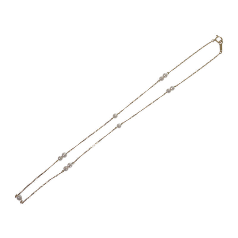 デザインジュエリー パール ネックレス パール K18イエローゴールド レディース【中古】【Aランク】