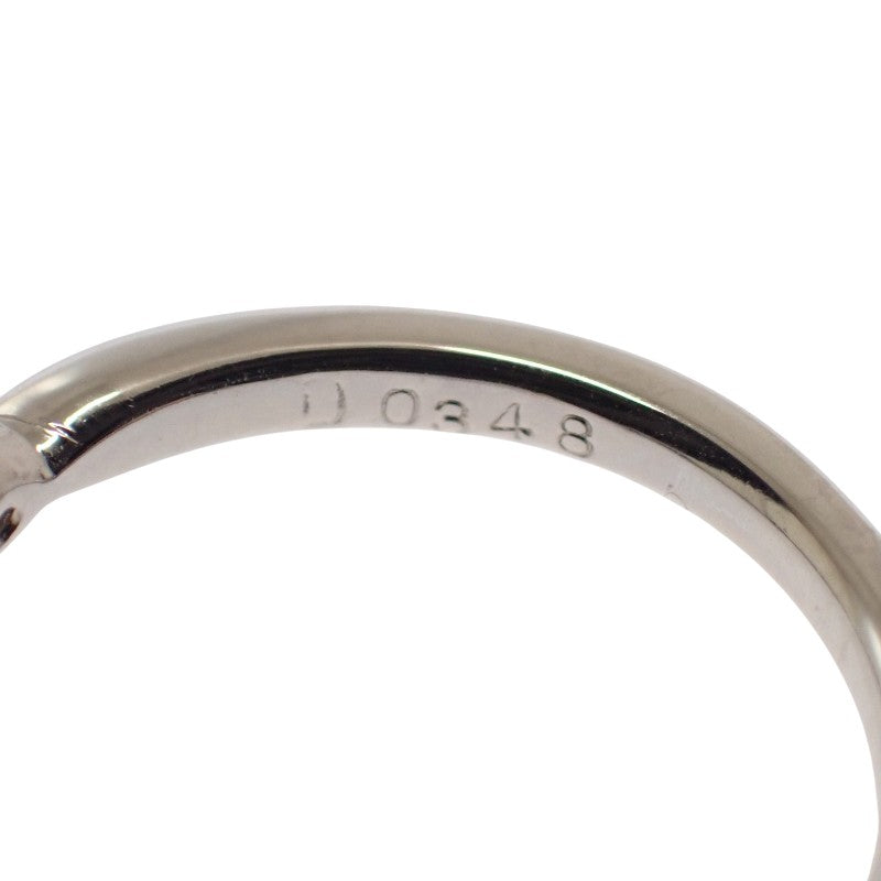 Design Jewelry Heart Shape 8.5 Ring Pt900 Platinum Diamond Ladies