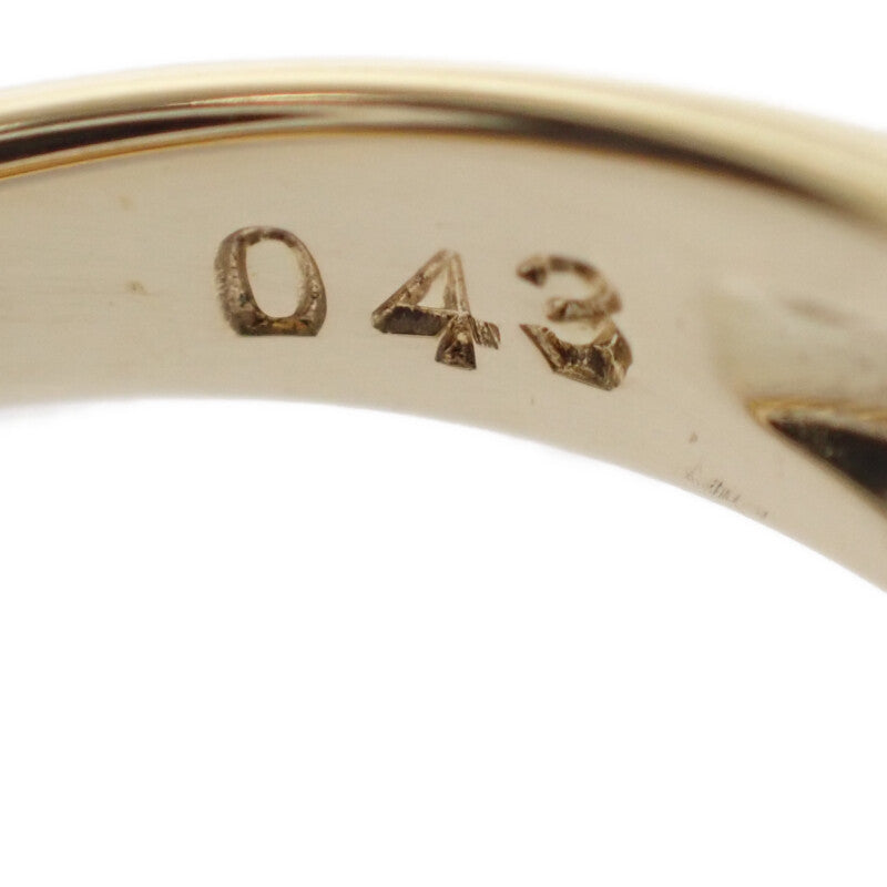 デザインジュエリー サファイア 11.5号 リング K18イエローゴールド ブルー ゴールド サファイア ダイヤモンド レディース【中古】【Aランク】