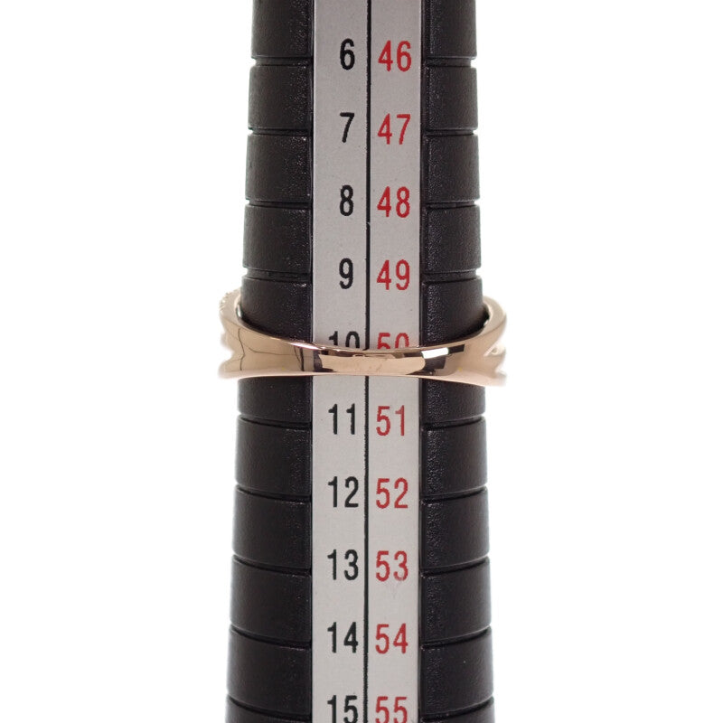 K18 デザインジュエリー 10号 リング K18ピンクゴールド ダイヤモンド レディース【中古】【Aランク】