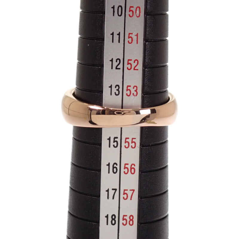 デザインジュエリー ハーフパヴェ 14号 リング K18ピンクゴールド ダイヤモンド レディース【中古】【Aランク】