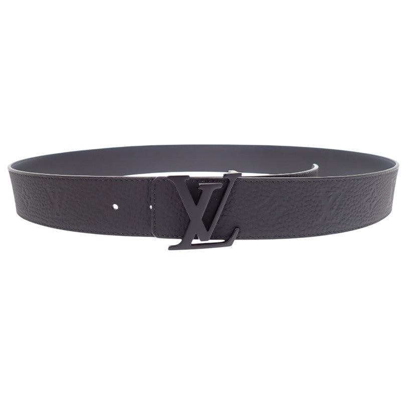 ルイヴィトン LOUIS VUITTON ベルト・LV イニシャル 40MM リバーシブル 40 M0424S モノグラム ベルト カーフ トリヨンレザー ブラック ブラック金具 メンズ【中古】【ABランク】