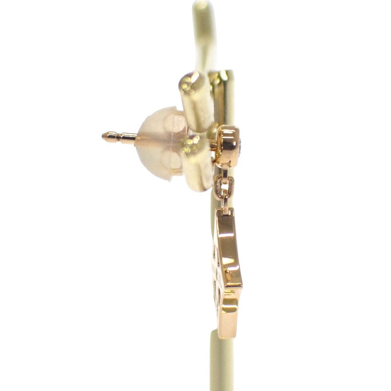 ルイヴィトン LOUIS VUITTON モノグラム・イディール Q96168 ピアス K18イエローゴールド ダイヤモンド レディース【中古】【ABランク】