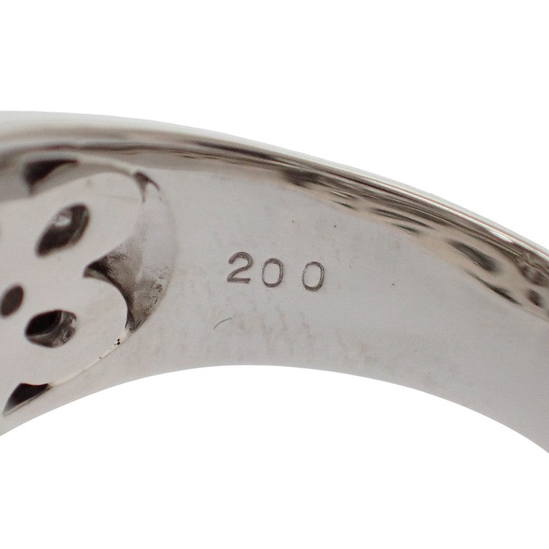 デザインジュエリー パヴェダイヤ 18号 リング Pt900プラチナ ダイヤモンド レディース メンズ【中古】【Aランク】