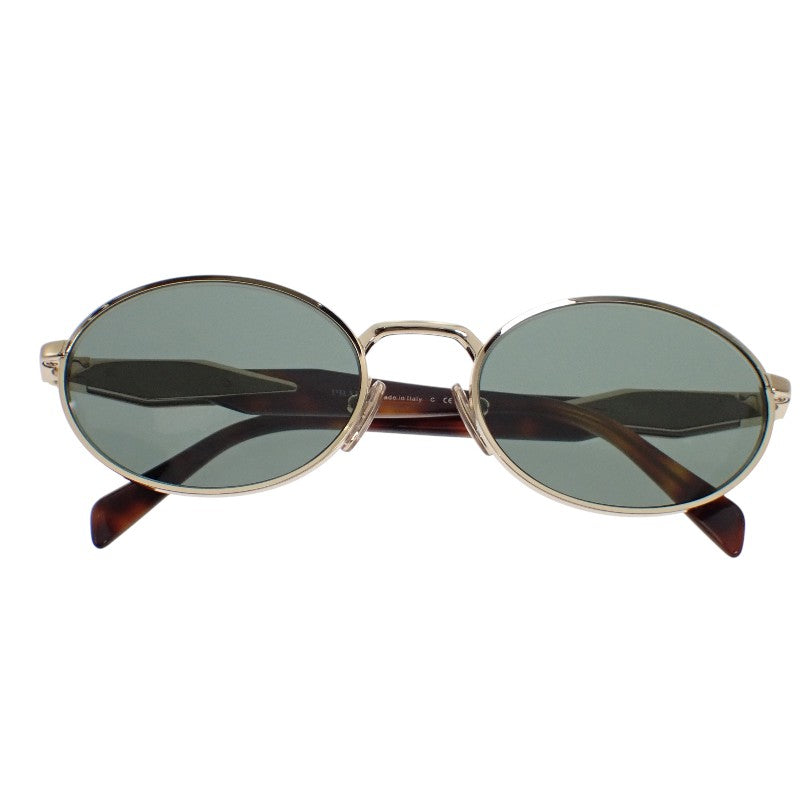 プラダ PRADA アイウェア コレクション SPR65Z_EZVN_FE70L_C_055 サングラス メタル ダークグリーン ブラウン レディース【中古】【Aランク】