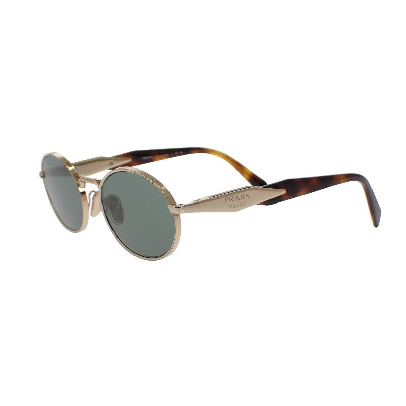 プラダ PRADA アイウェア コレクション SPR65Z_EZVN_FE70L_C_055 サングラス メタル ダークグリーン ブラウン レディース【中古】【Aランク】