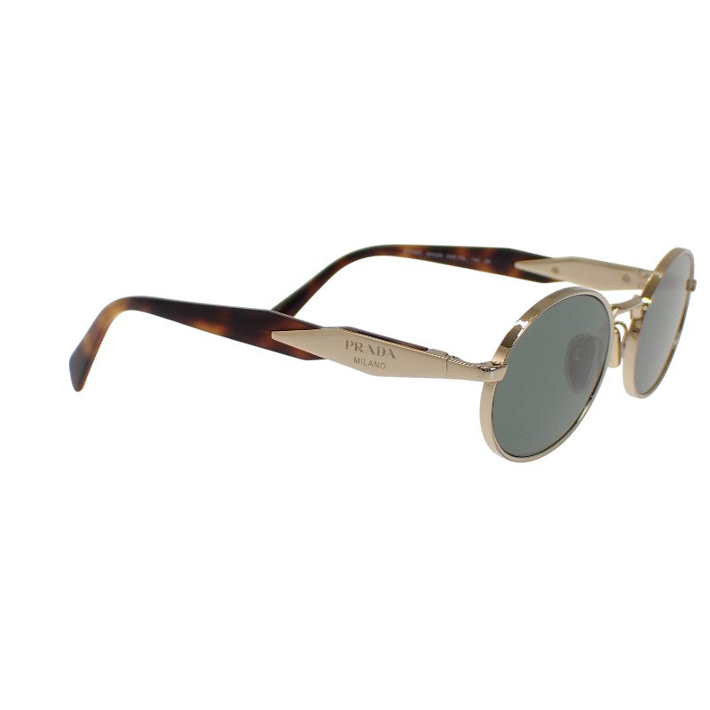 プラダ PRADA アイウェア コレクション SPR65Z_EZVN_FE70L_C_055 サングラス メタル ダークグリーン ブラウン レディース【中古】【Aランク】