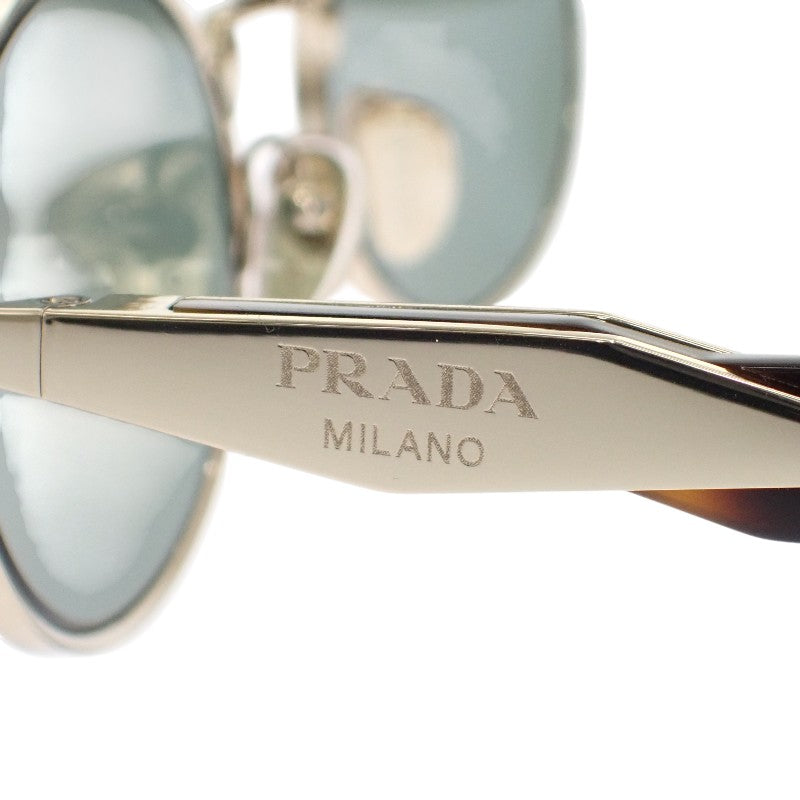 プラダ PRADA アイウェア コレクション SPR65Z_EZVN_FE70L_C_055 サングラス メタル ダークグリーン ブラウン レディース【中古】【Aランク】