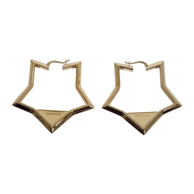 プラダ PRADA メタル 1IO147_2C41_F0056 ピアス メタル ゴールド レディース【中古】【Aランク】