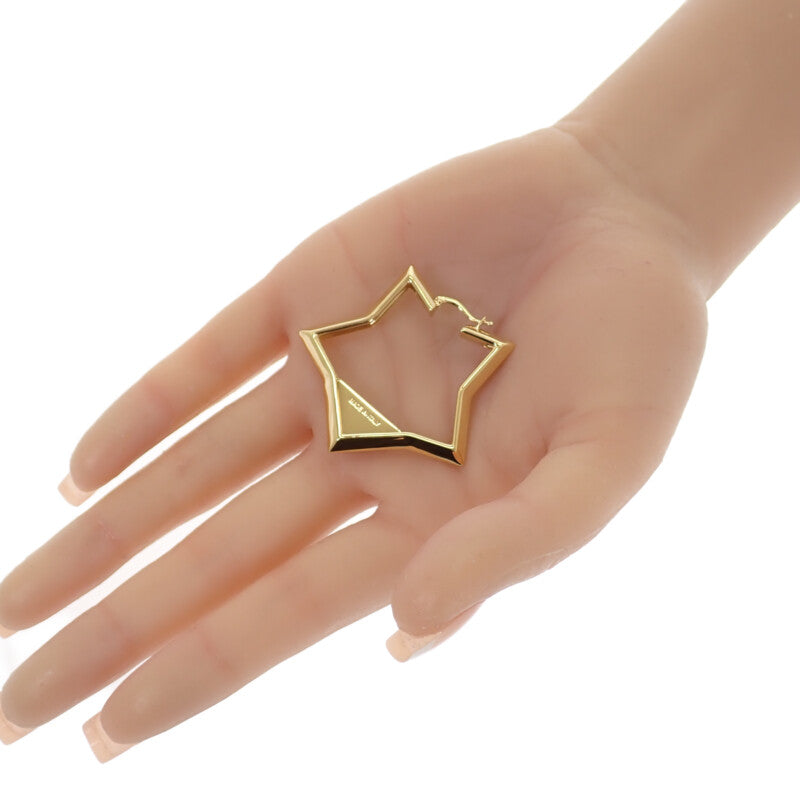 プラダ PRADA メタル 1IO147_2C41_F0056 ピアス メタル ゴールド レディース【中古】【Aランク】