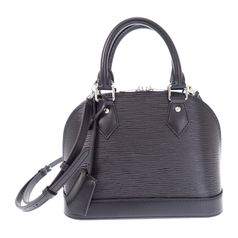 LV LOUIS VUITTON Alma BB M40862 Epi 兩用包 Epi皮革 黑色 銀色金屬件 女款【中古】【A級品】