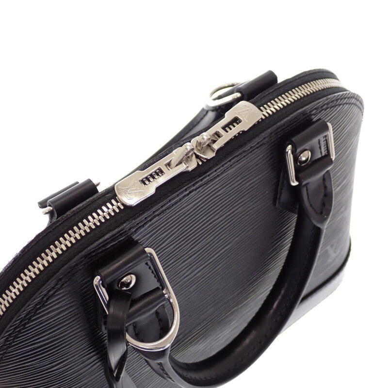 LV LOUIS VUITTON Alma BB M40862 Epi 兩用包 Epi皮革 黑色 銀色金屬件 女款【中古】【A級品】