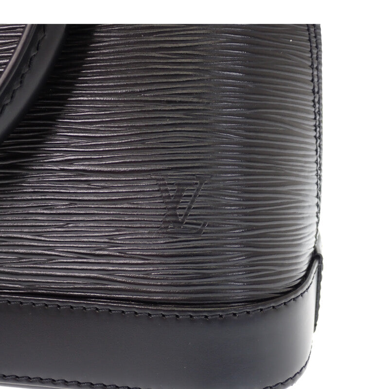 LV LOUIS VUITTON Alma BB M40862 Epi 兩用包 Epi皮革 黑色 銀色金屬件 女款【中古】【A級品】