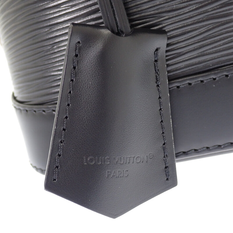 LV LOUIS VUITTON Alma BB M40862 Epi 兩用包 Epi皮革 黑色 銀色金屬件 女款【中古】【A級品】