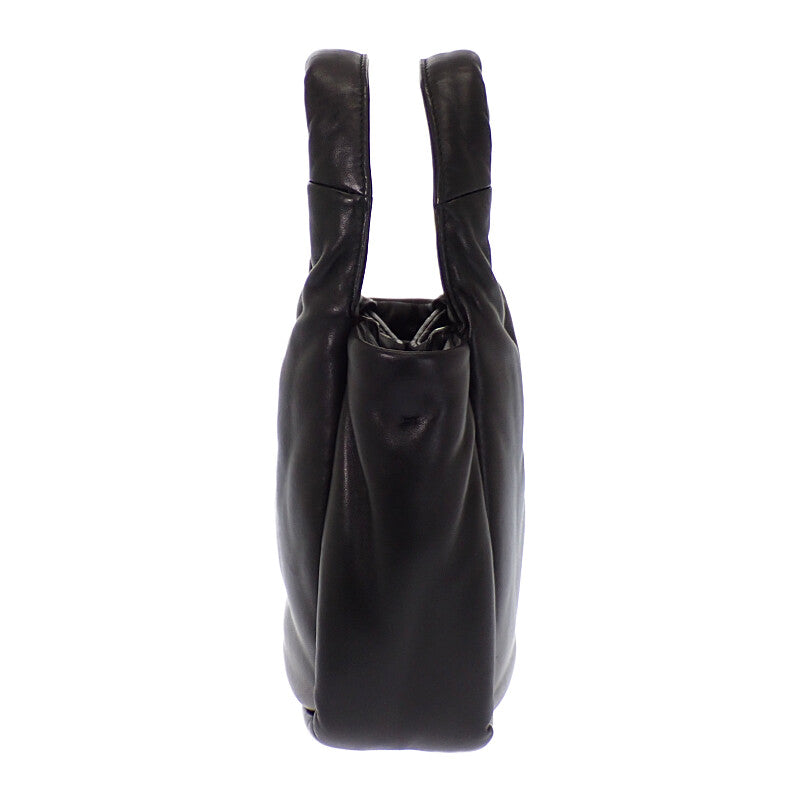 プラダ PRADA パデットミニ 1BA359 ハンドバッグ レザー ブラック シルバー金具 レディース【中古】【ABランク】