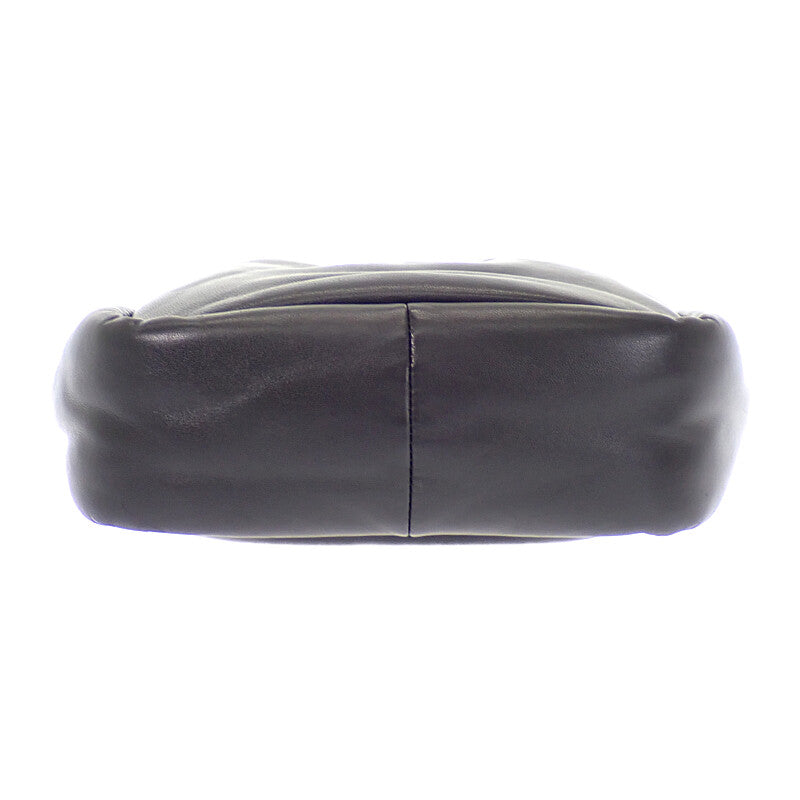 PRADA Padded Mini 1BA359 Handbag Leather Black Silver Hardware Women's