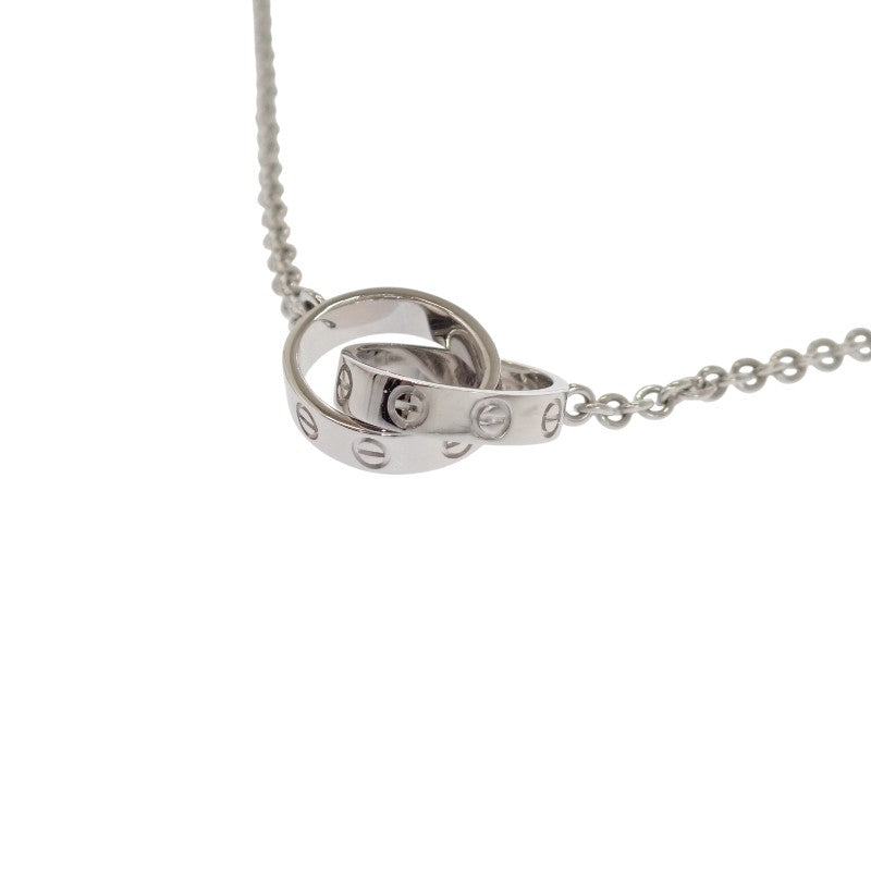 カルティエ CARTIER LOVE ベビーラブ B7212500 ネックレス K18ホワイトゴールド レディース【中古】【Aランク】