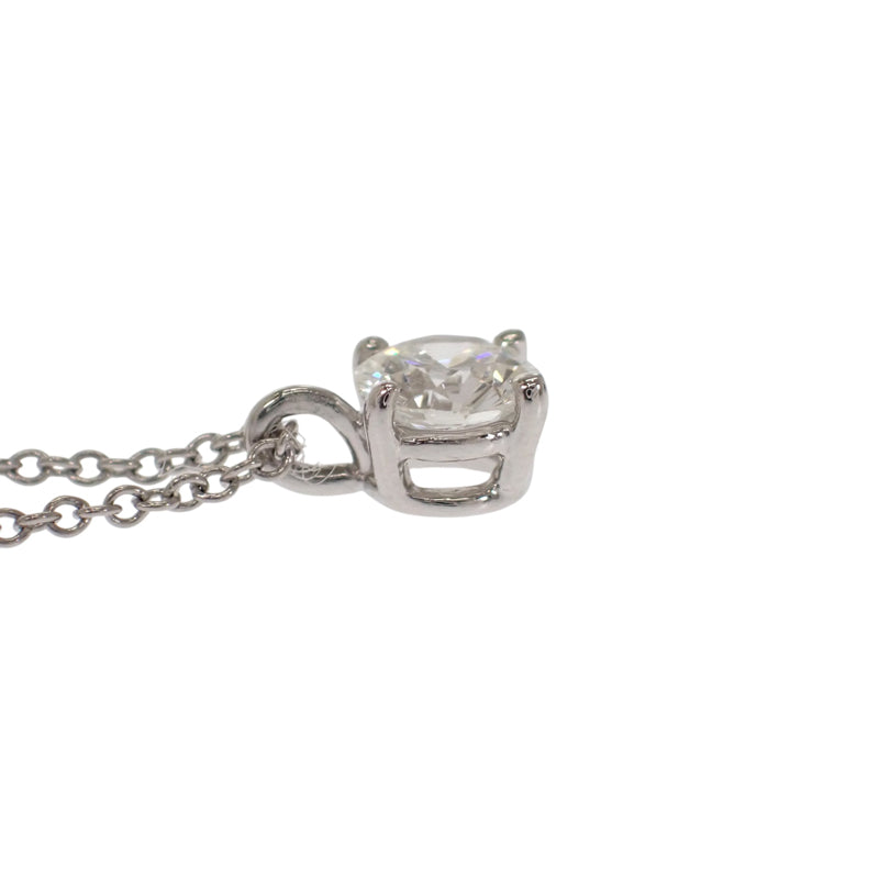 ティファニー TIFFANY&Co. ソリティア 1PD ネックレス Pt950プラチナ ダイヤモンド レディース【中古】【Aランク】
