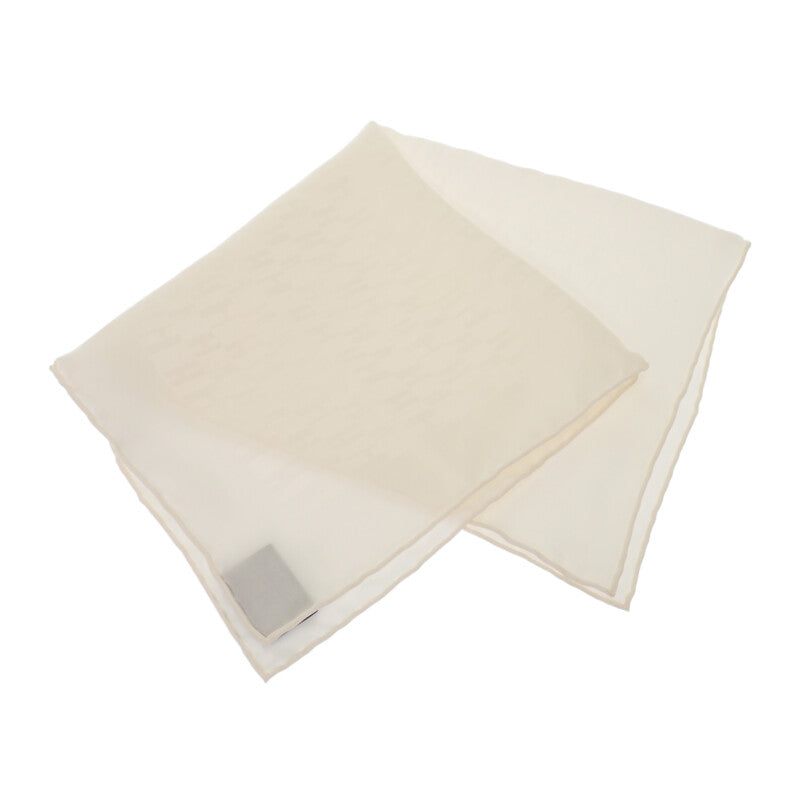 エルメス HERMES ポケットチーフ グランH H050575T 31 スカーフ シルク ホワイト メンズ【中古】【Aランク】