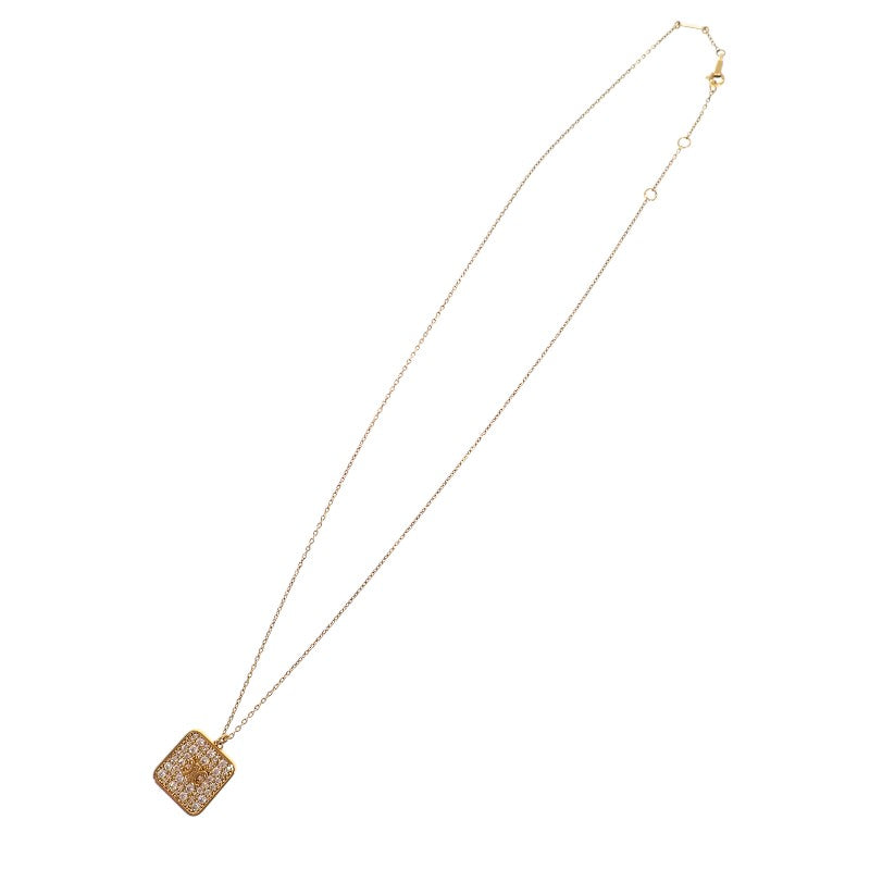 セリーヌ CELINE トリオンフ ナイトフォール 461HN6BZI.35OR ネックレス メタル ストラス レディース【中古】【ABランク】